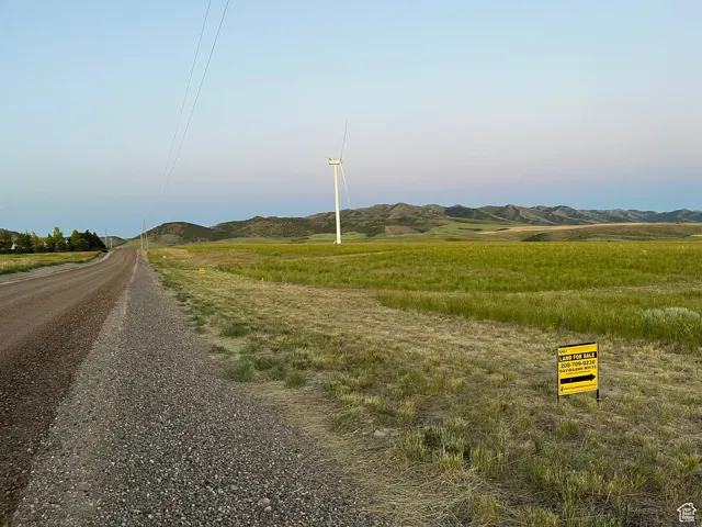 View of street featuring a mountain view and a rural view