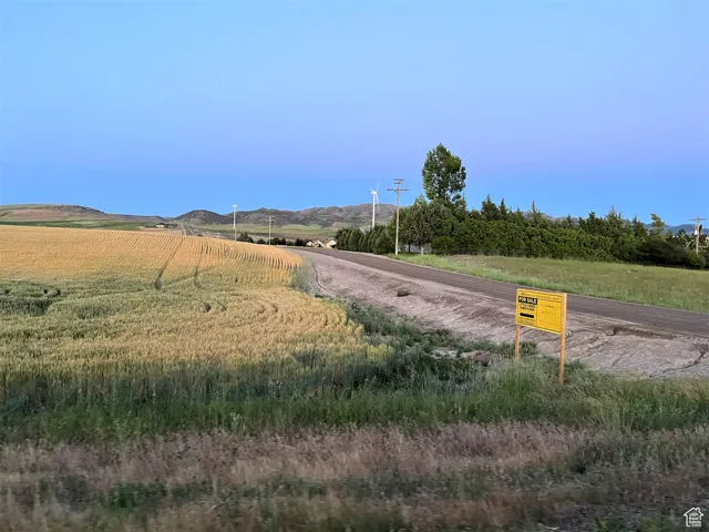 View of street featuring a mountain view and a rural view