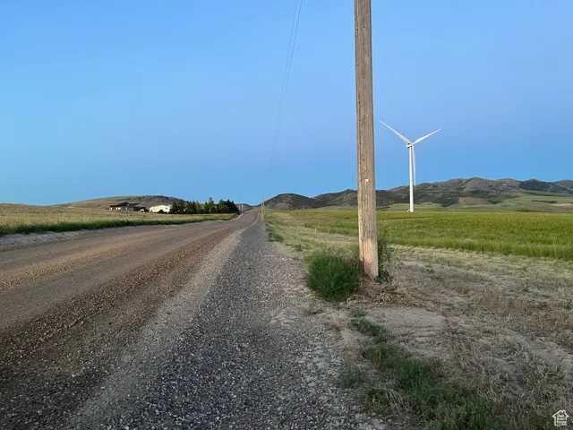 View of road featuring a mountain view and a rural view