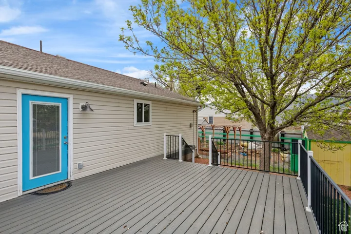 View of deck