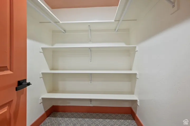 View of spacious closet