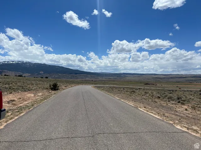 View of road with a mountain view and a rural view