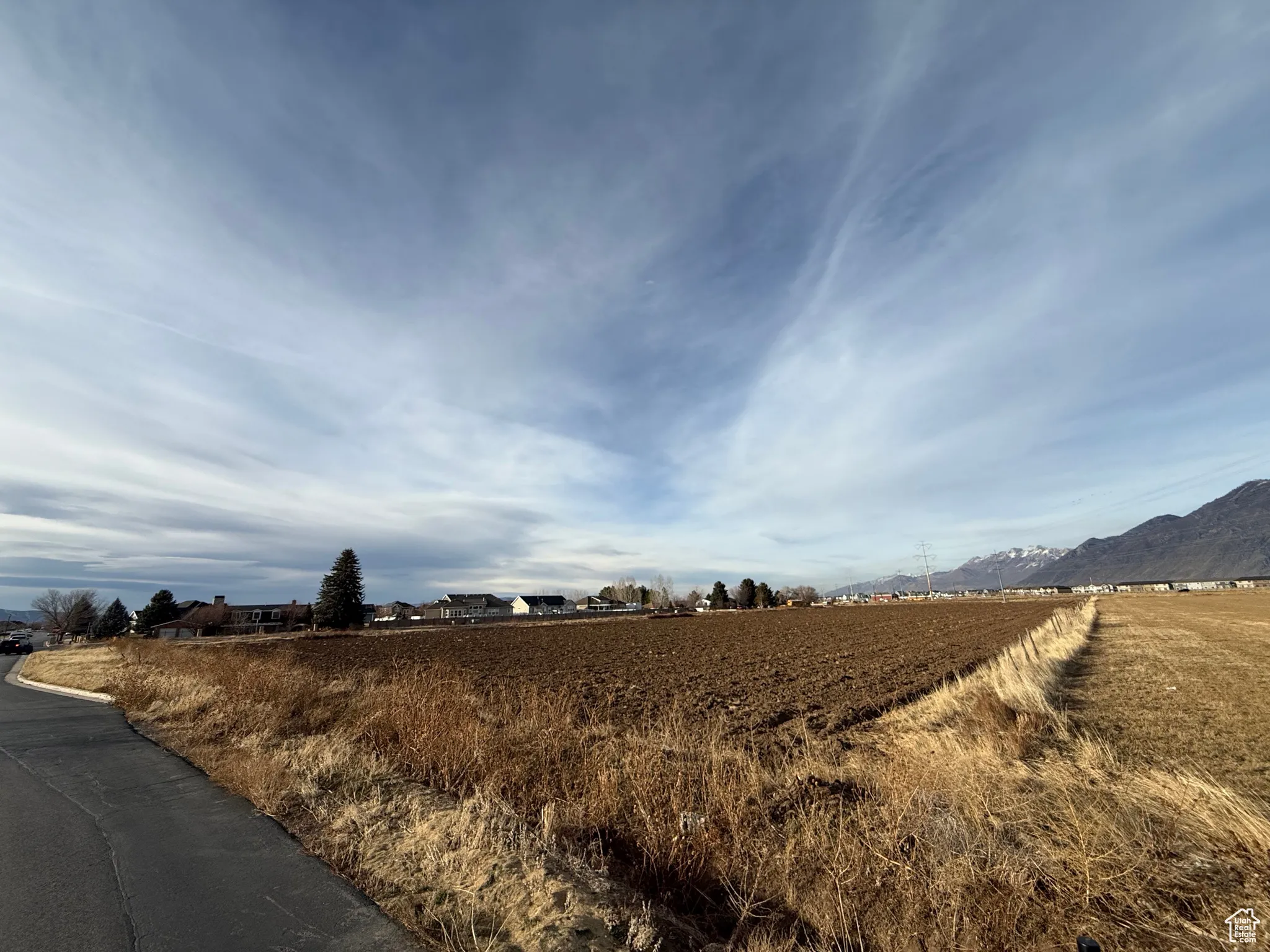 View of street featuring a mountain view and a rural view