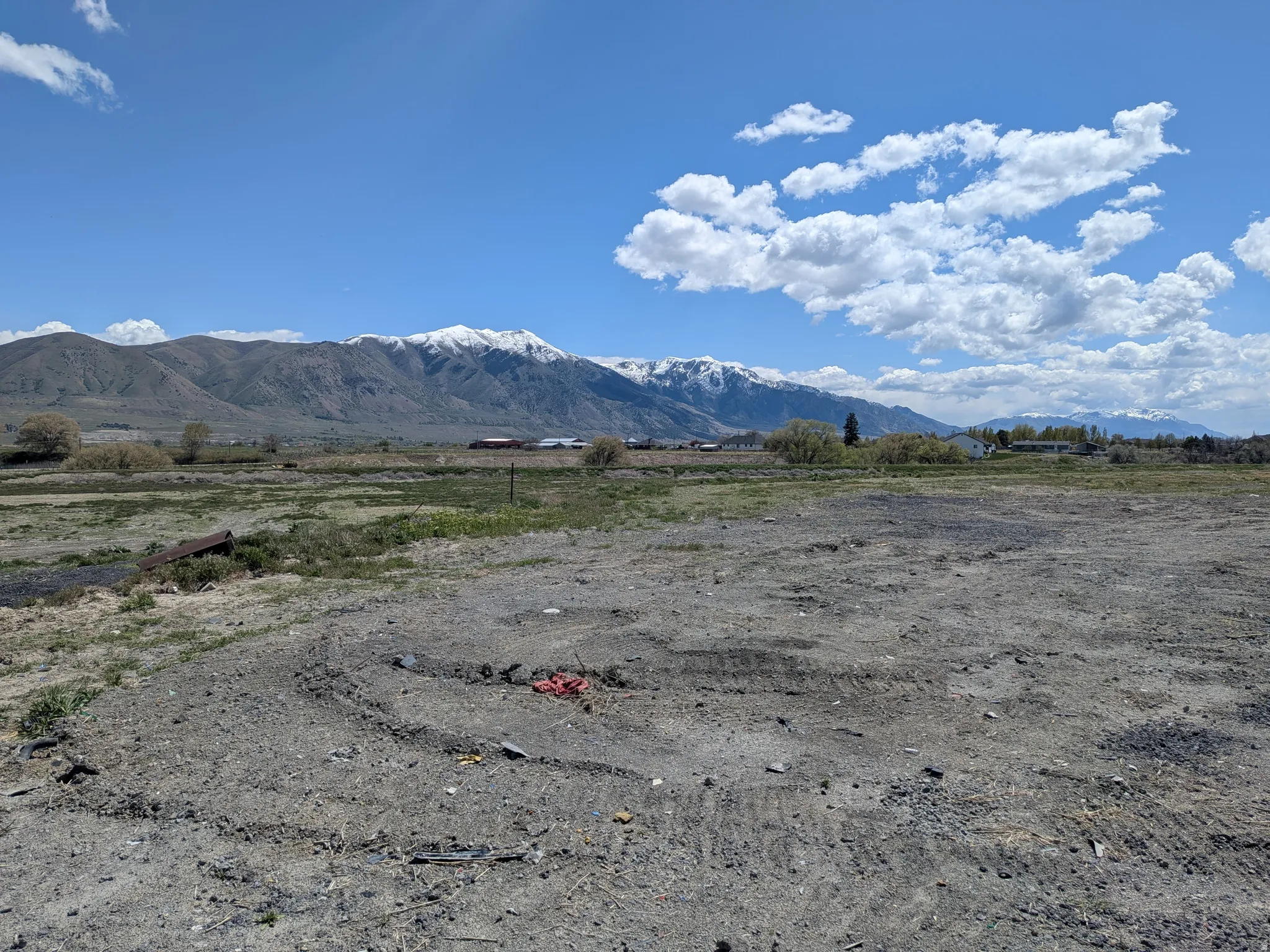 Mountain view featuring rural landscape