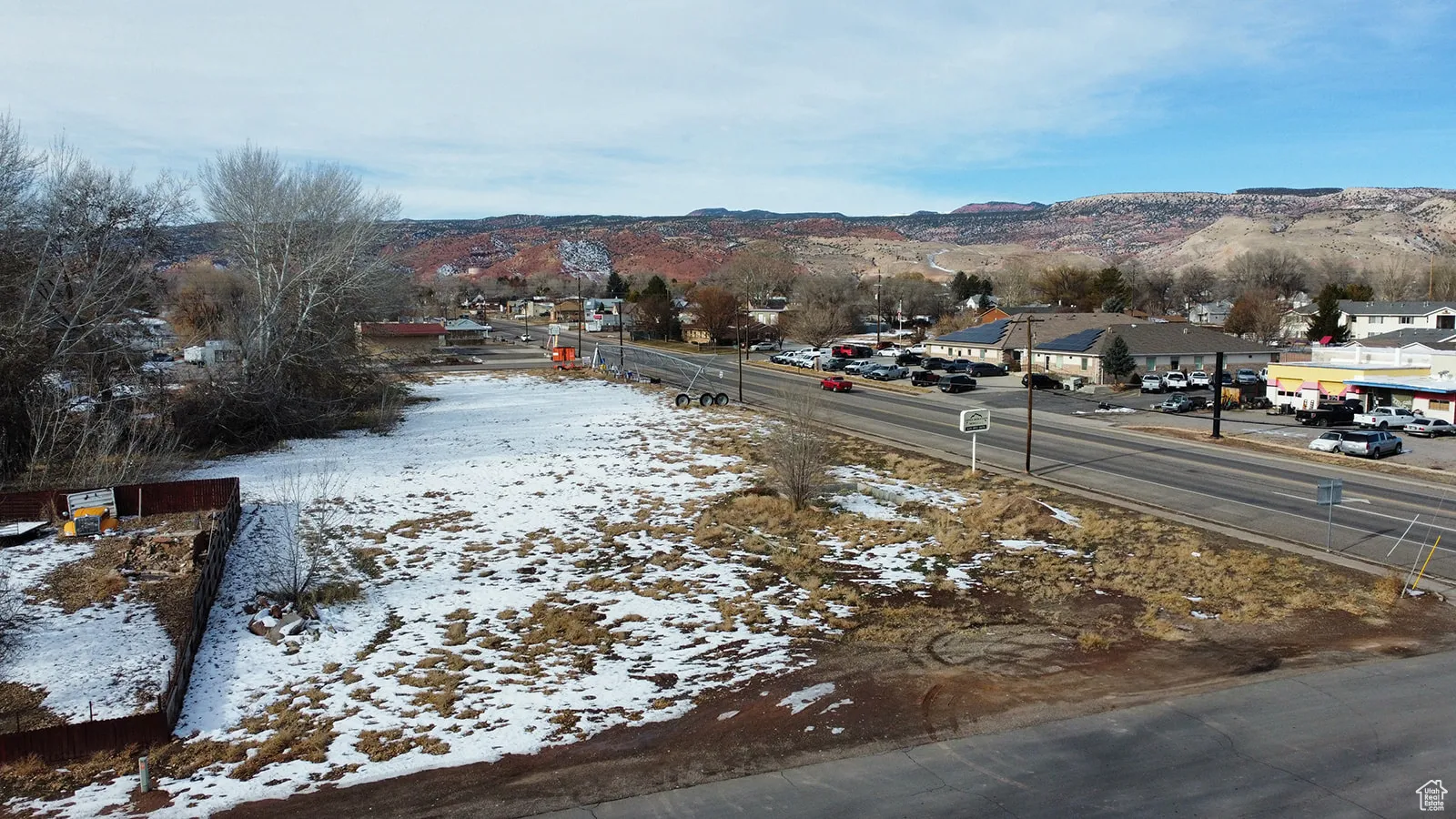 View of road featuring a mountain view
