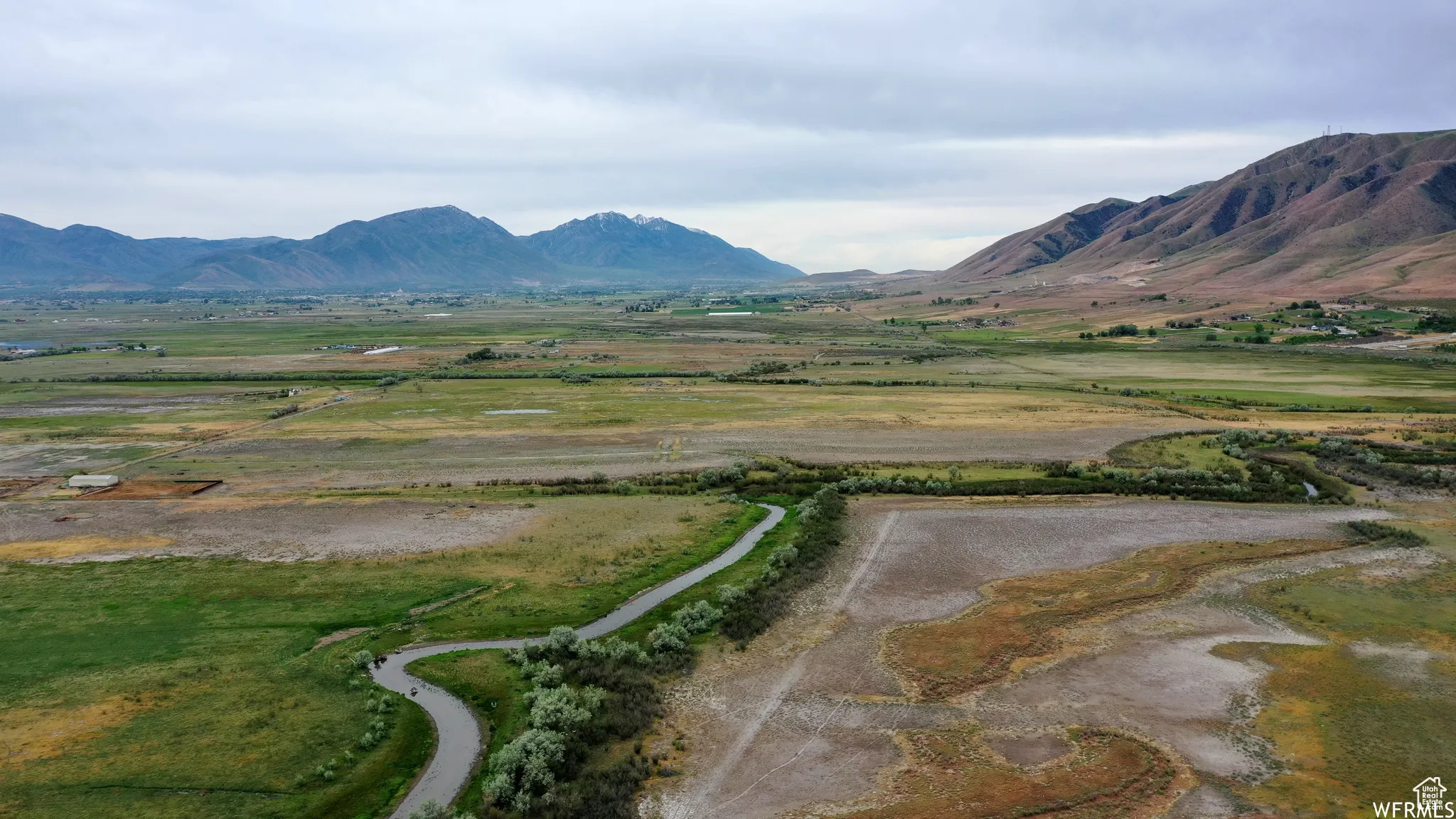 Mountain view with a rural view