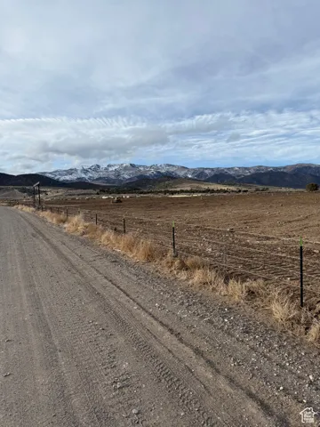 View of road with a mountain view and a rural view