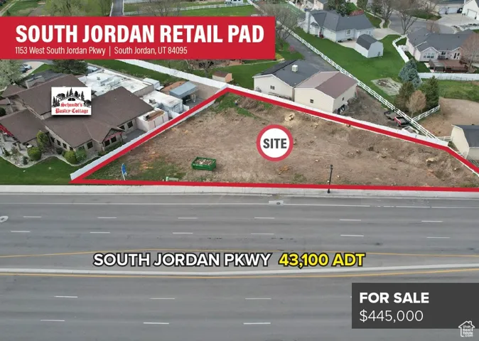 Map / location with property parcel outlined