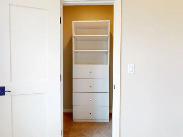View of closet
