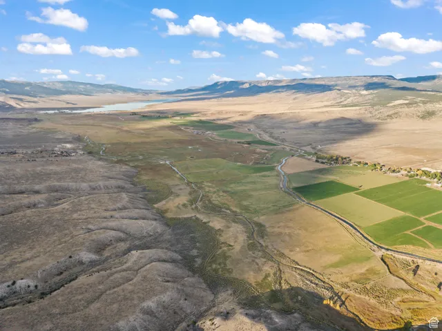 Bird's eye view with a mountain view and a rural view