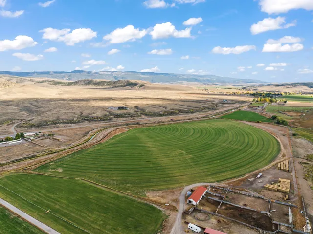 Bird's eye view with a mountain view and a rural view