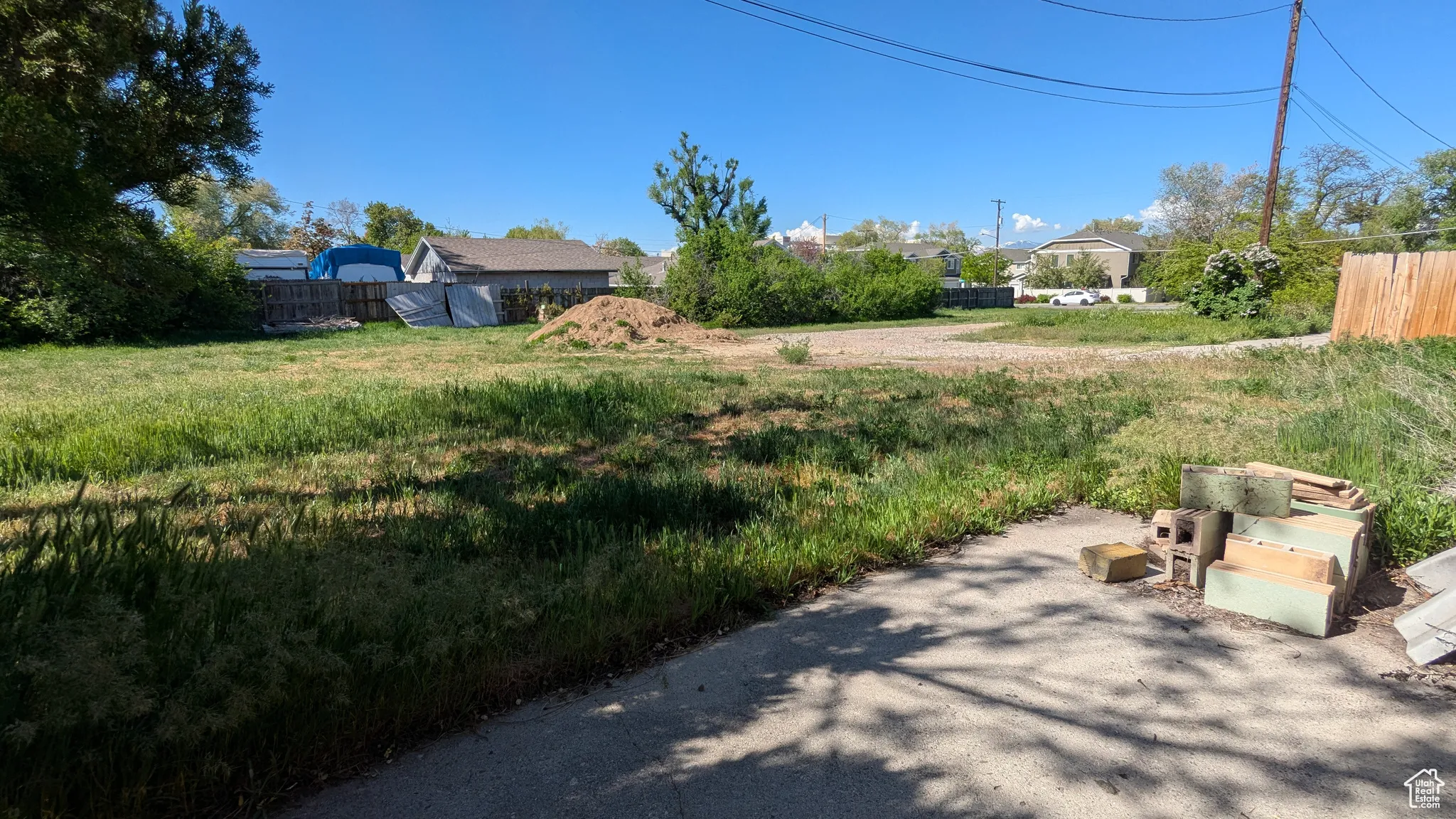 View from Northeast corner of 3779 South Lot