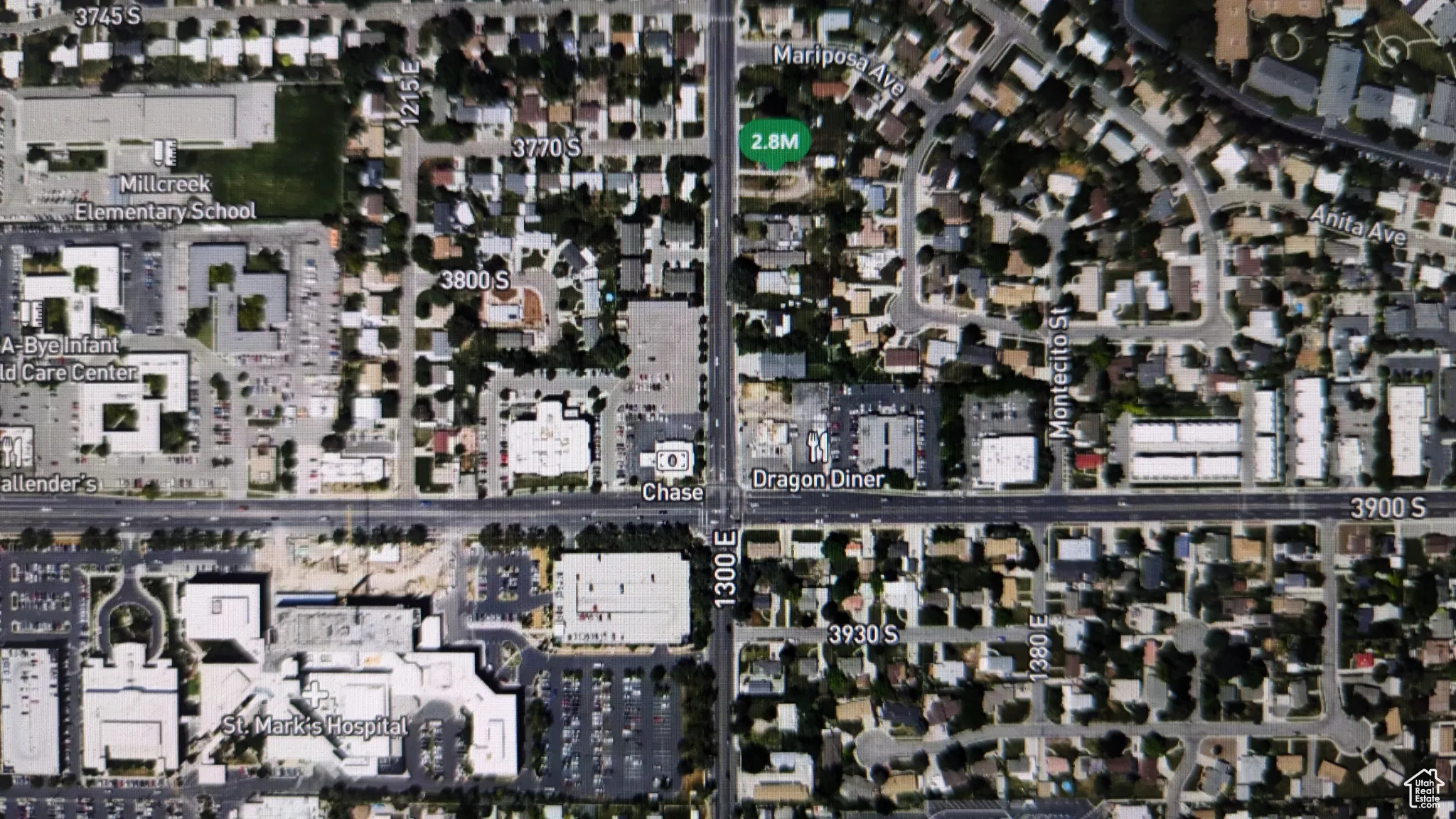 Located in the heart of Millcreek, near St Mark's Hospital. 1.36 acres