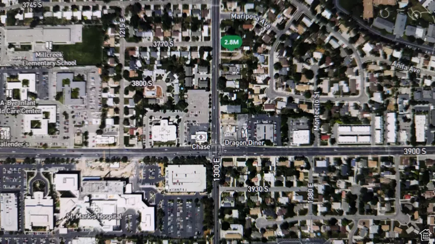 Located in the heart of Millcreek, near St Mark's Hospital. 1.36 acres