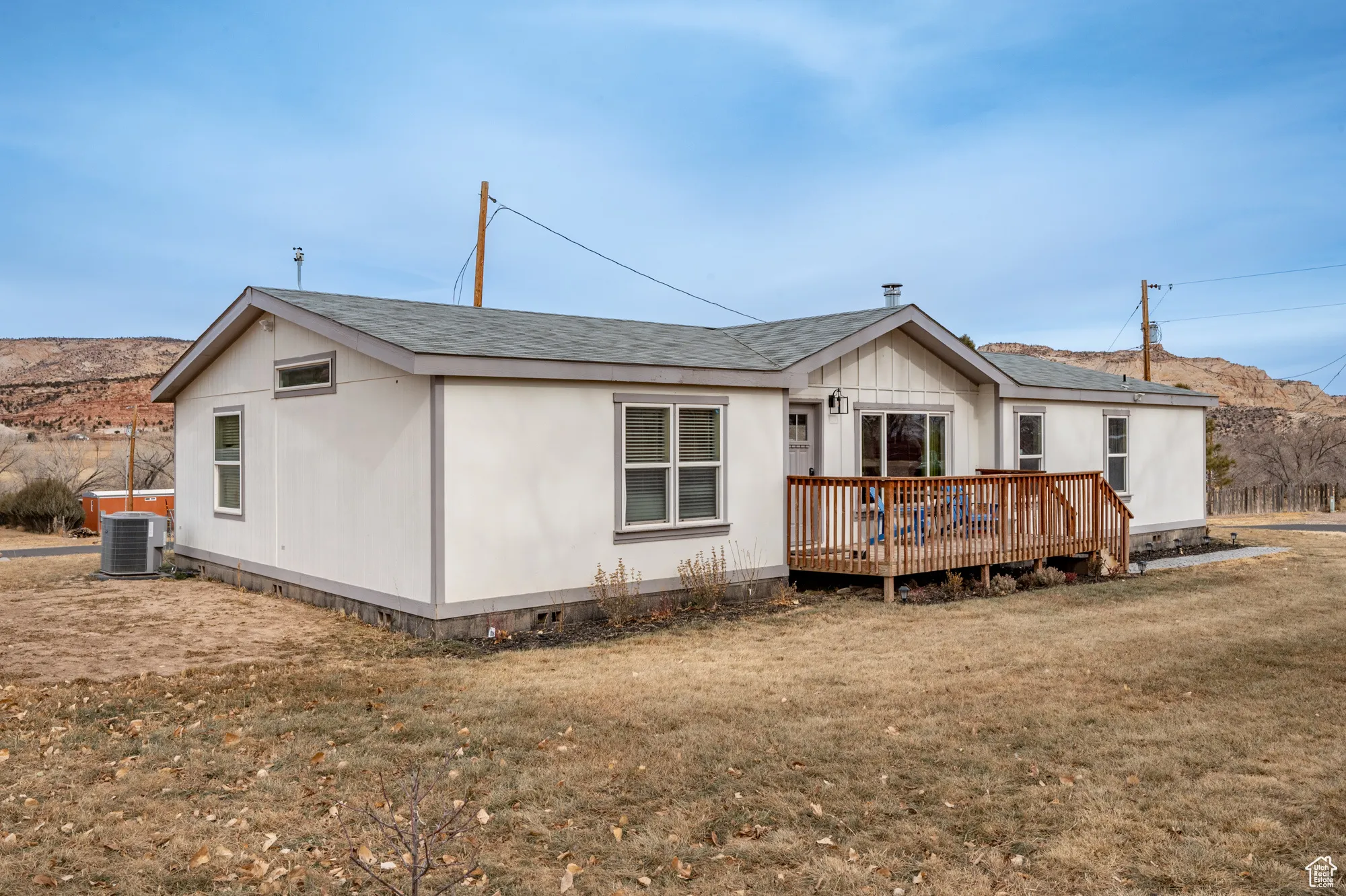 Exterior view of yard and home