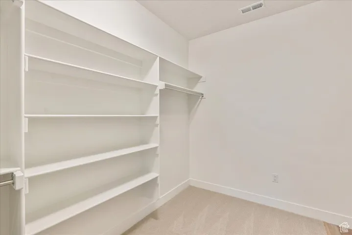 Primary walk-in closet