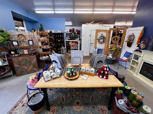 View of dining space