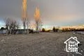 View of yard at dusk
