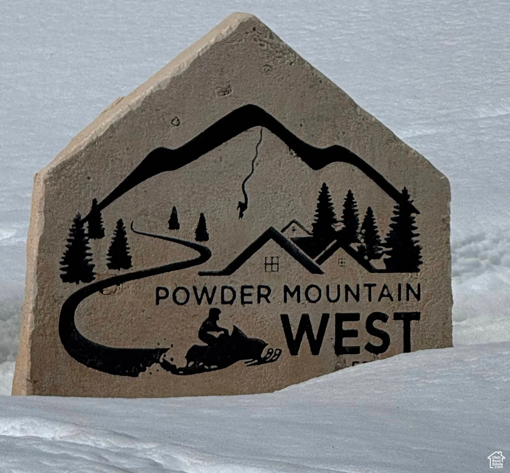 Located in Powder Mountain West, a gated community.