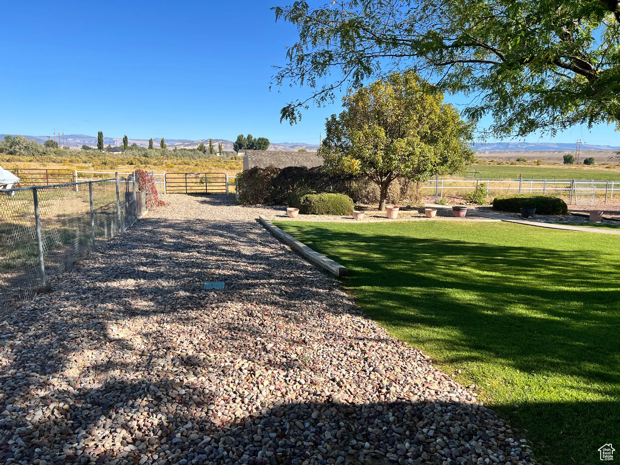 Access to acreage behind home