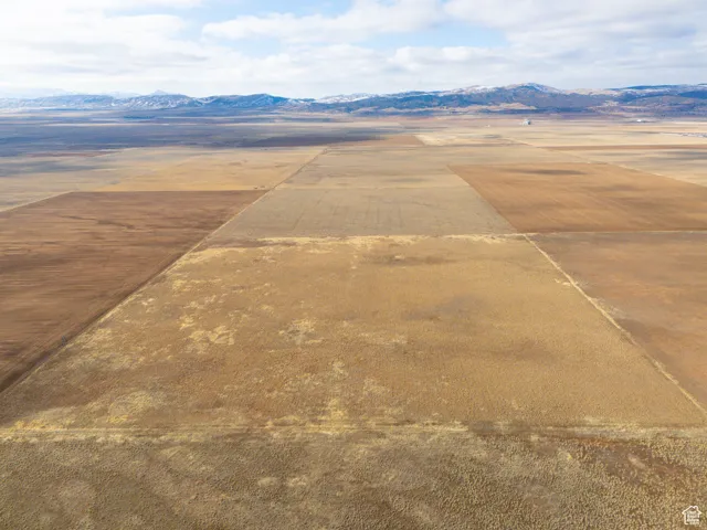 Drone / aerial view with a mountain view