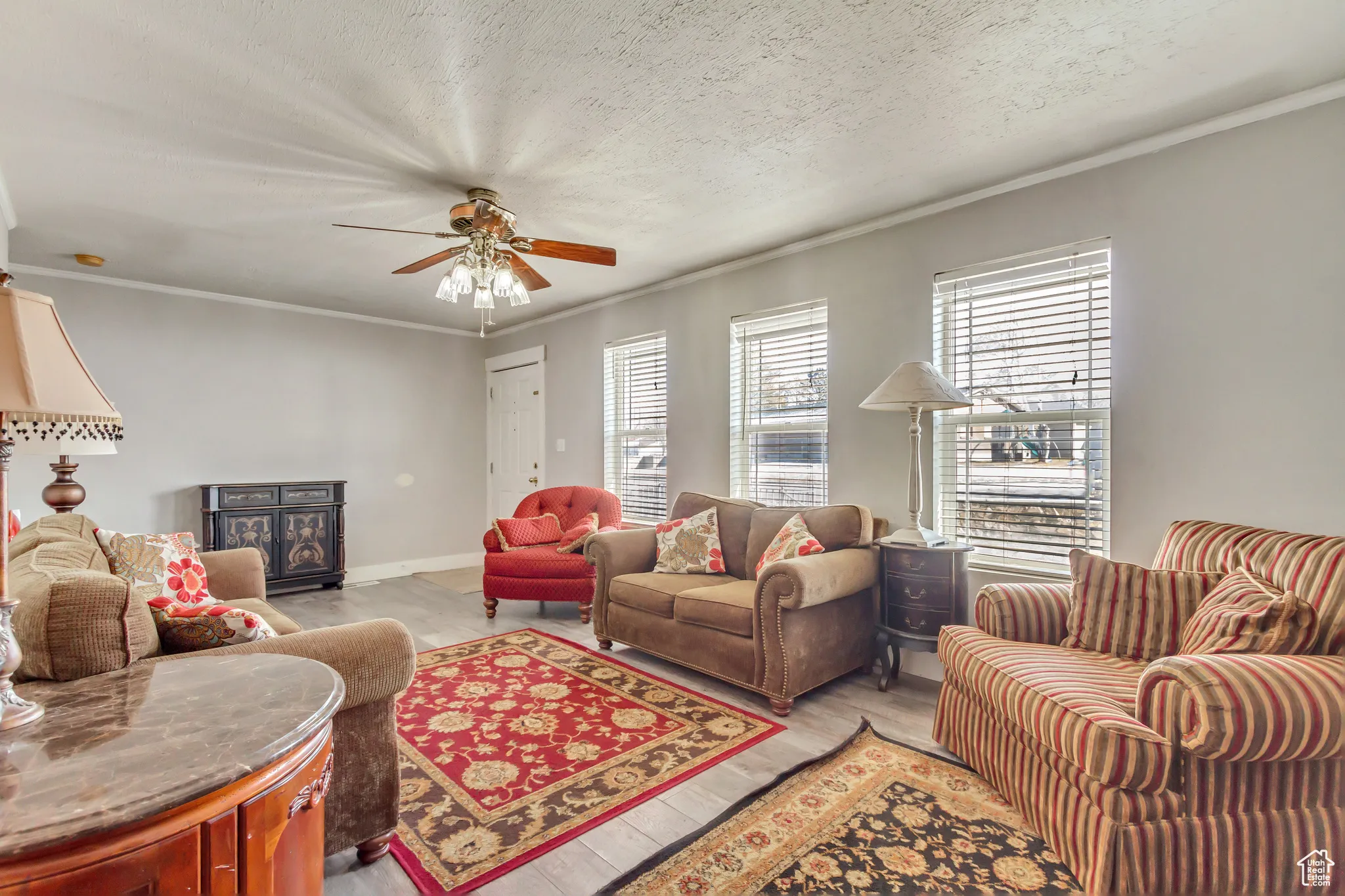 Open bright living room