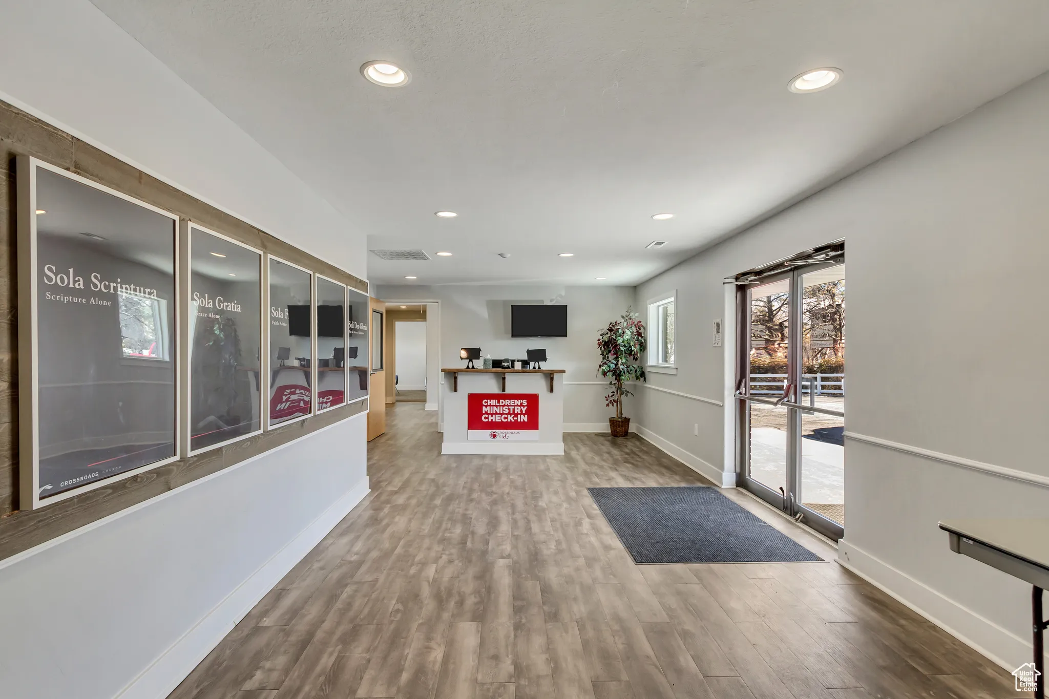 Foyer of Church building
