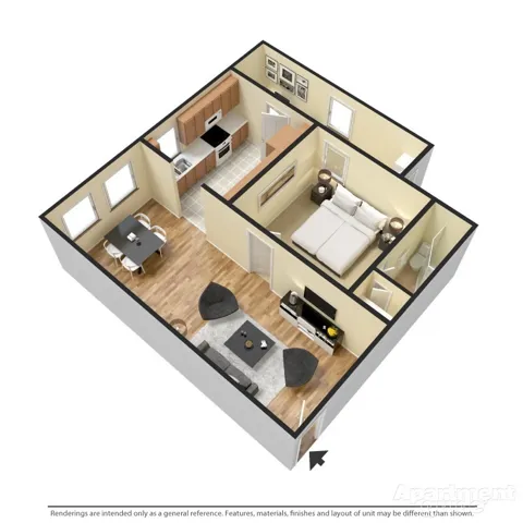 # 9 View of room layout