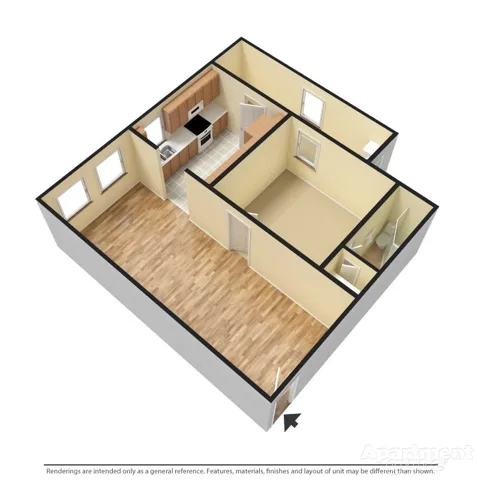 # 9 View of floor plan / room layout
