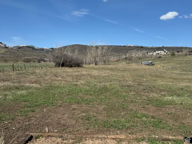 View of lot to the west