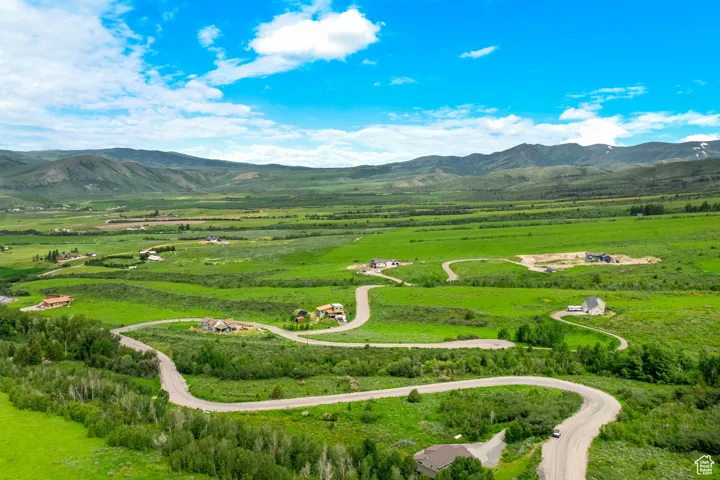 Mountain view featuring a rural view