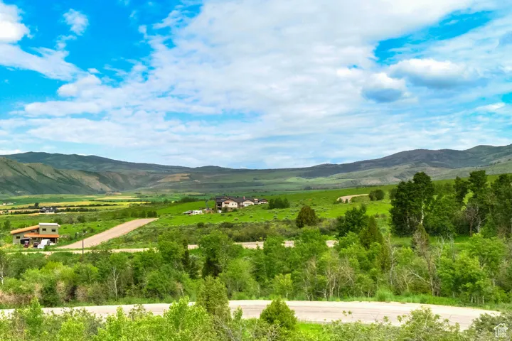 Mountain view with a rural view
