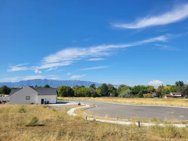 View of asphalt road with a mountain view
