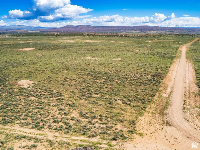 Drone / aerial view featuring a rural view and a mountain view