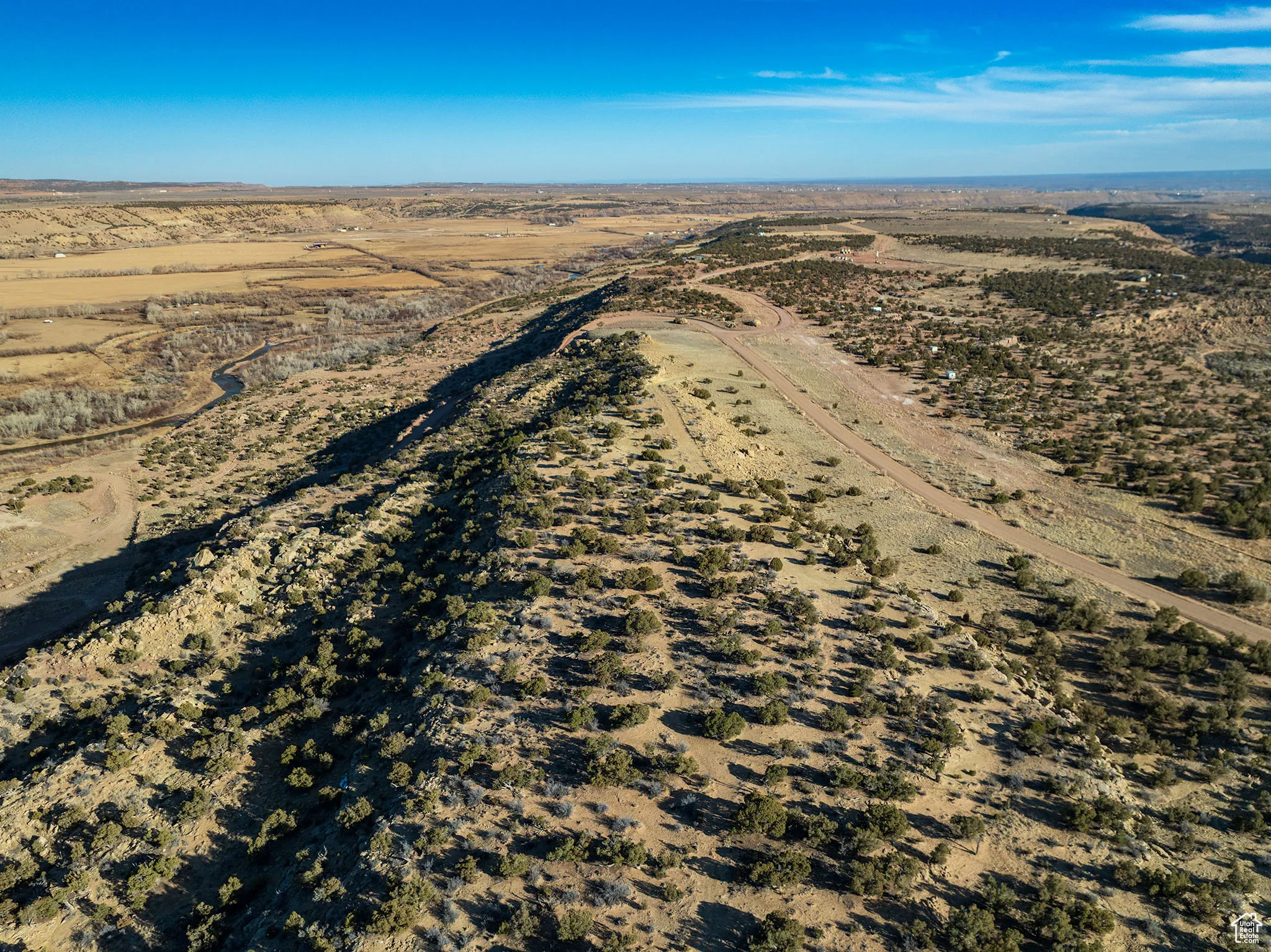 Drone / aerial view with a rural view