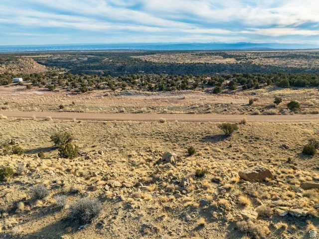 Aerial view featuring view of desert