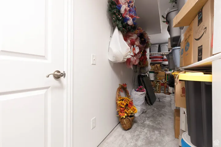 View of storage room