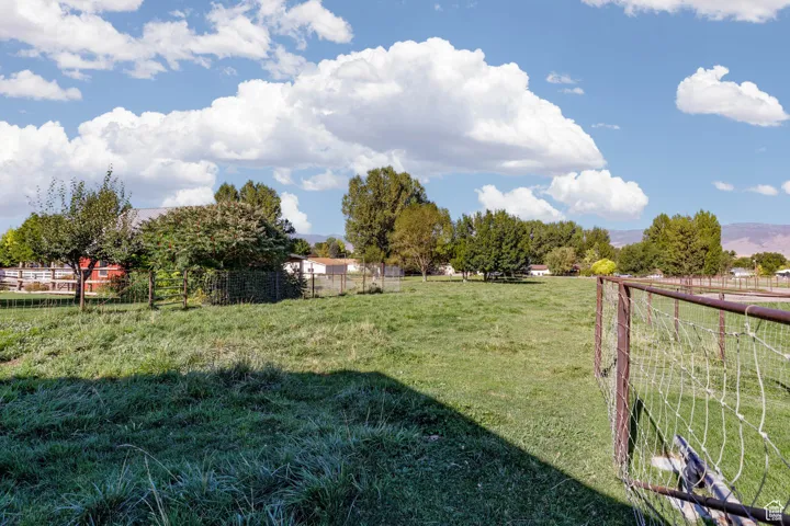 View of yard featuring a rural view