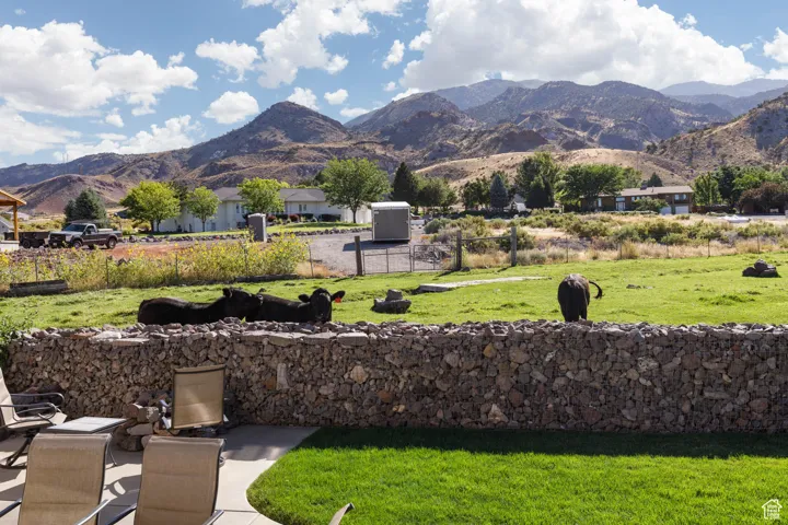 View of mountain backdrop