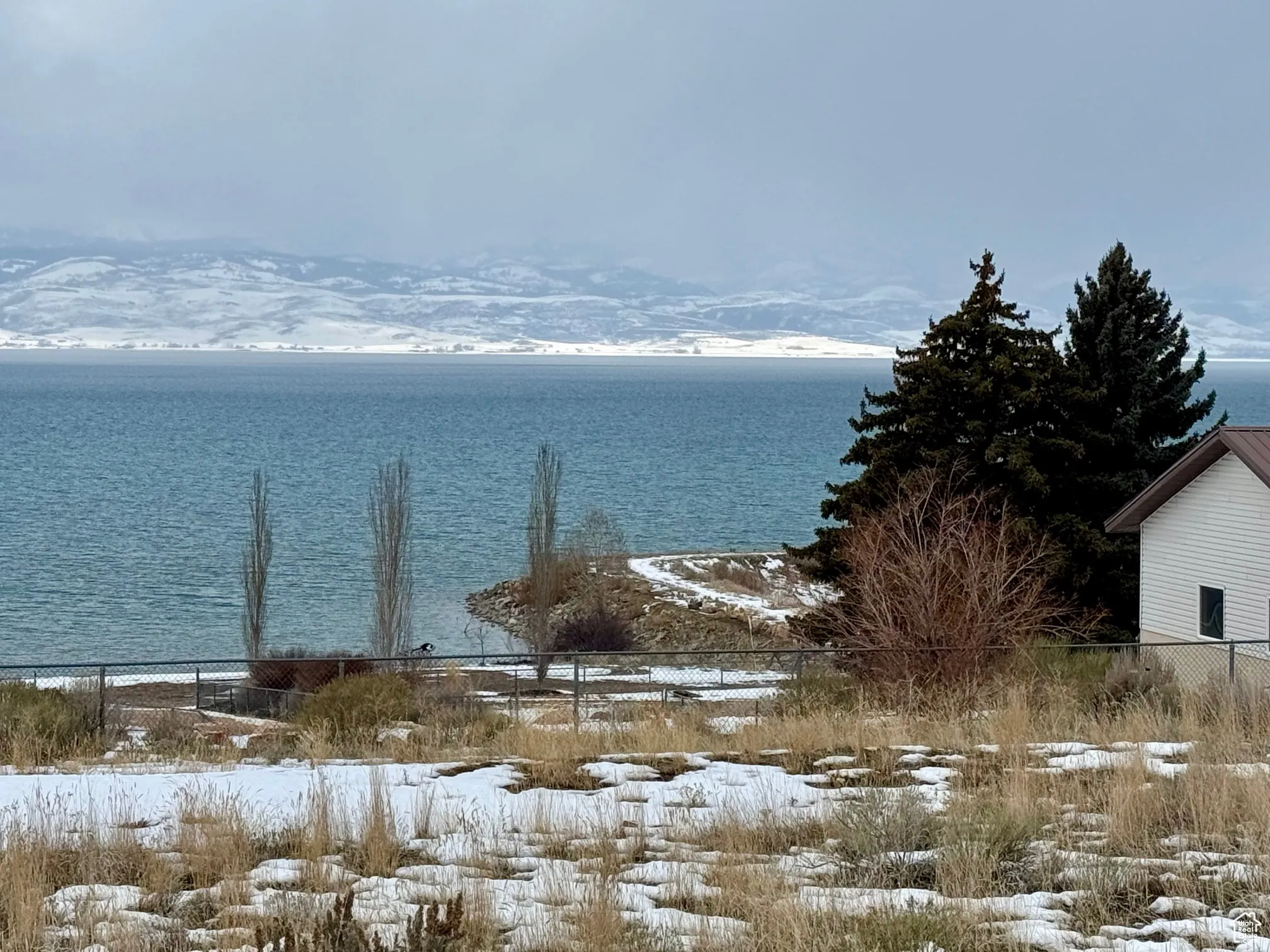 View to lake from lot