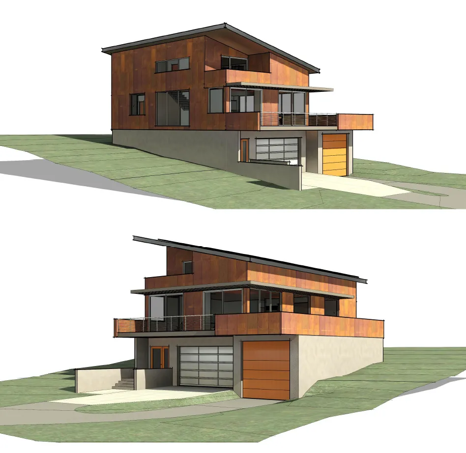 Architect drawing for lot 15