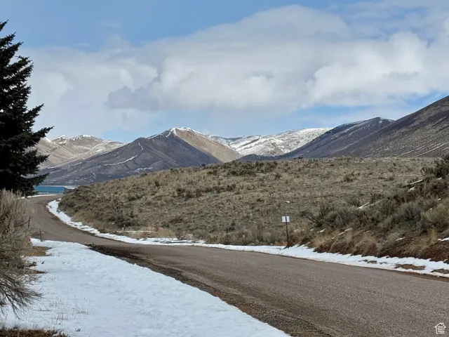 Mountain view to north east of lot