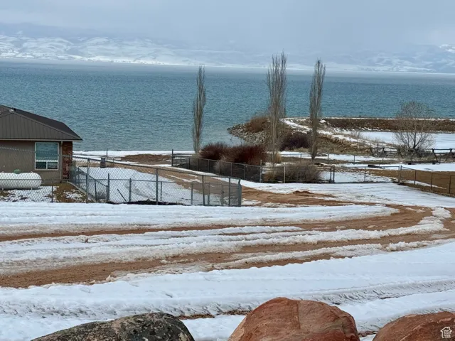 View to lake from lot
