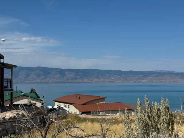 Water view featuring a mountainous background