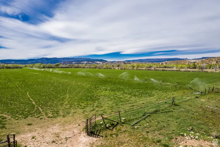 Mountain view with a rural view