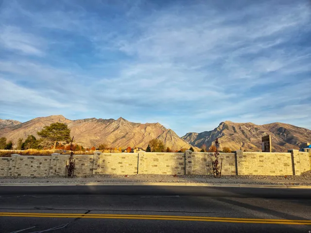 View of mountain backdrop