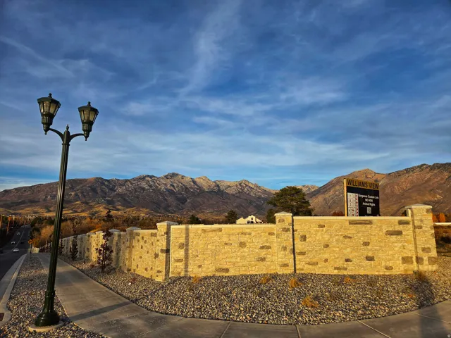 View of mountain background