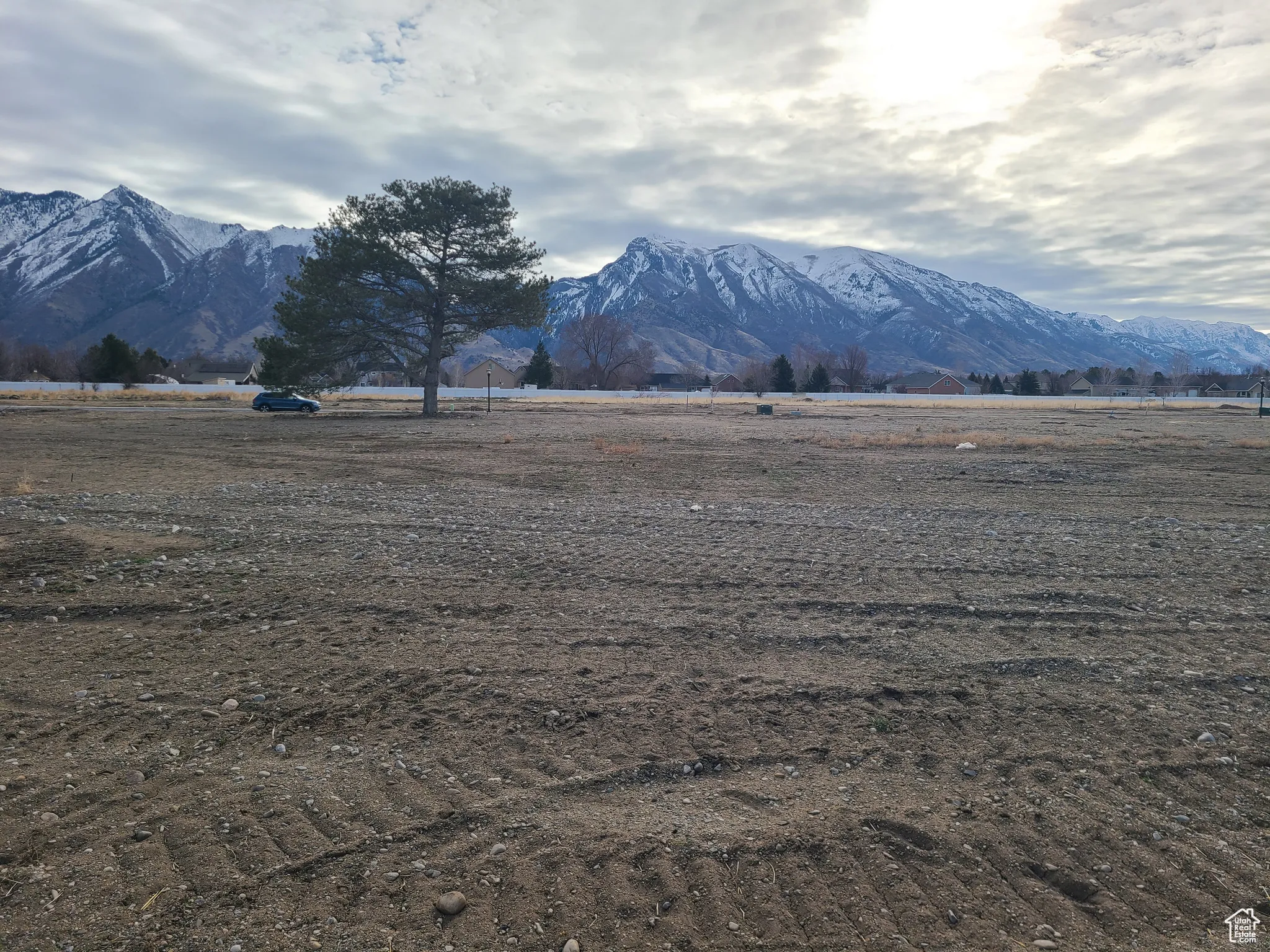 View looking east from west edge of lot 6
