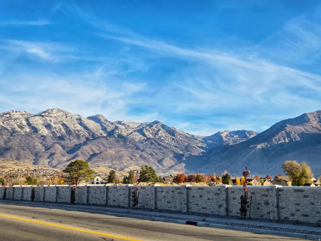 View of mountain background