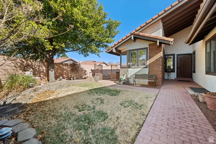 Secluded Front Entry